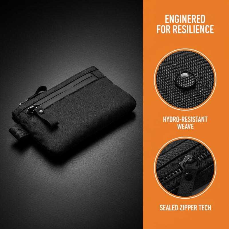 Edc Concealed Carry - Tactical Waterproof Small Coin Purse RFID