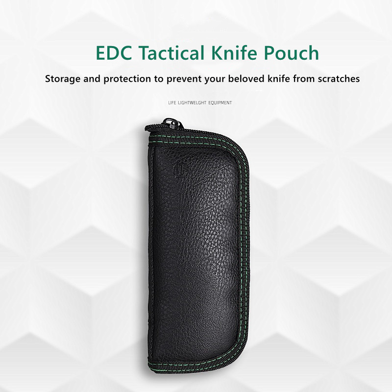 Edc Everyday Carry Knives - Folding knife, leather bag, knife bag,