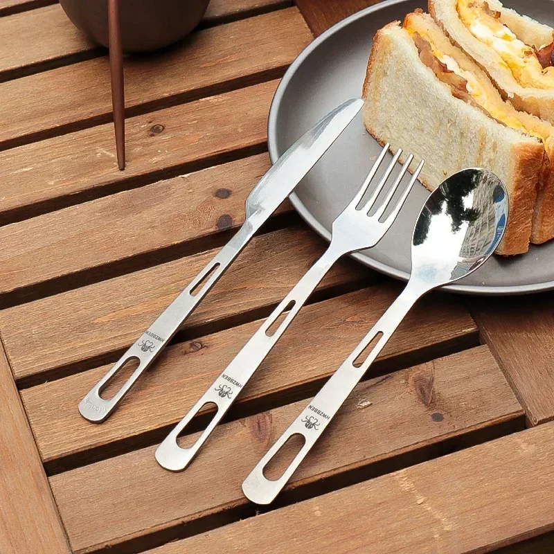 Edc Everyday Carry Knives - HWZBBEN Titanium Fork Spoon Knife Set
