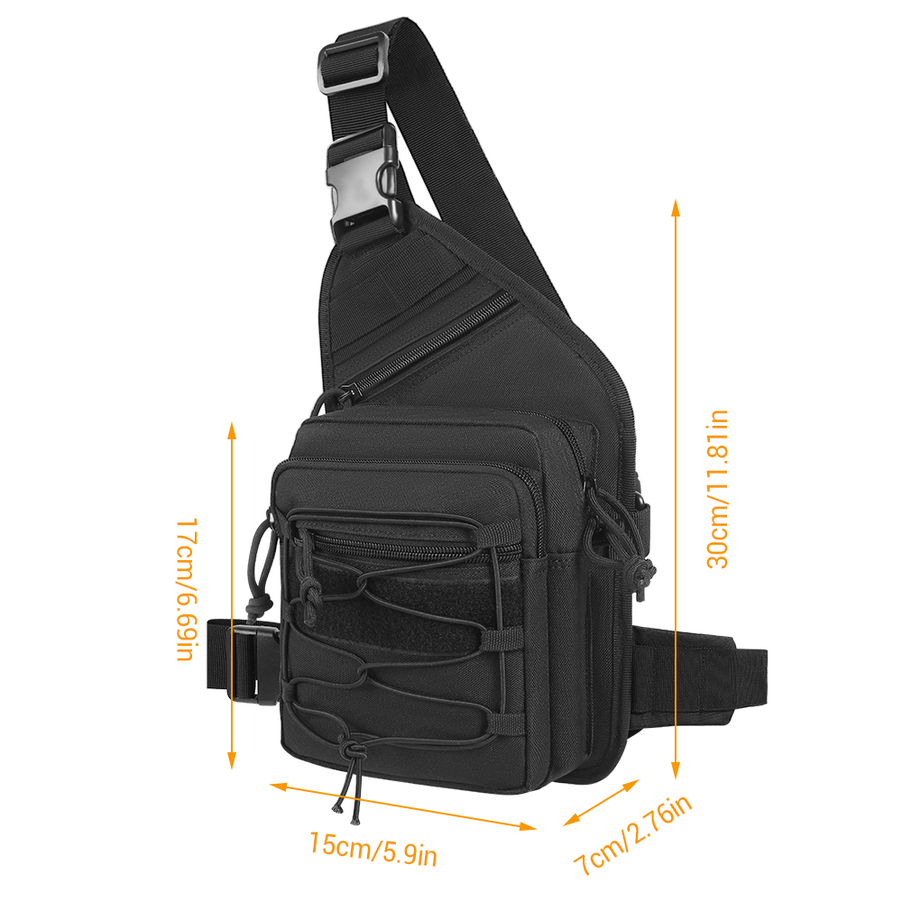 Edc Concealed Carry Sling Bag - Concealed Carry Bag Tactical Crossbody Sling