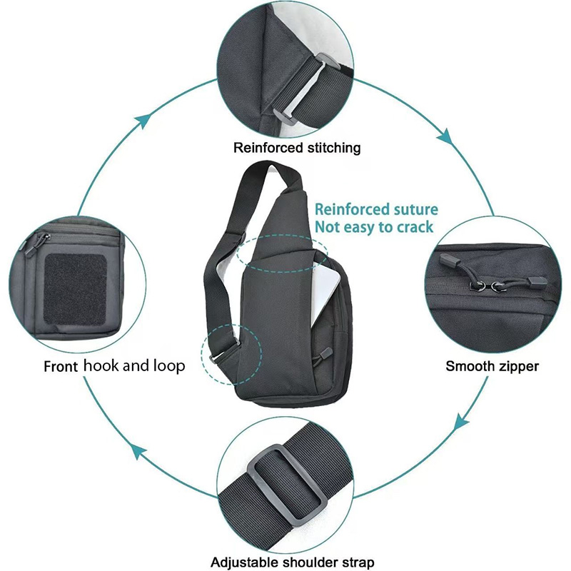 Tactical Pistol Gun Bag Concea - đánh giá và giá Edc Concealed Carry Sling Bag