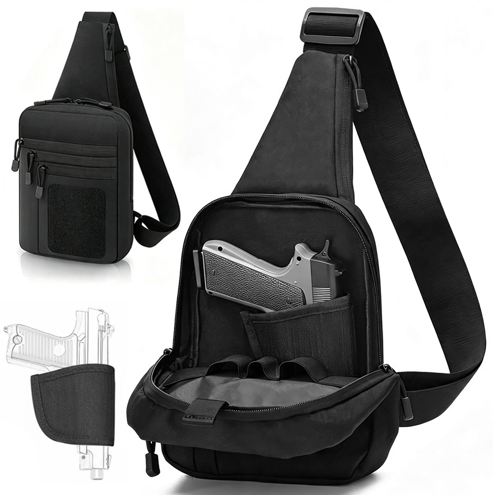 Concealed Carry Chest Gun Bag  - đánh giá và giá Edc Carry Bag For Pistol