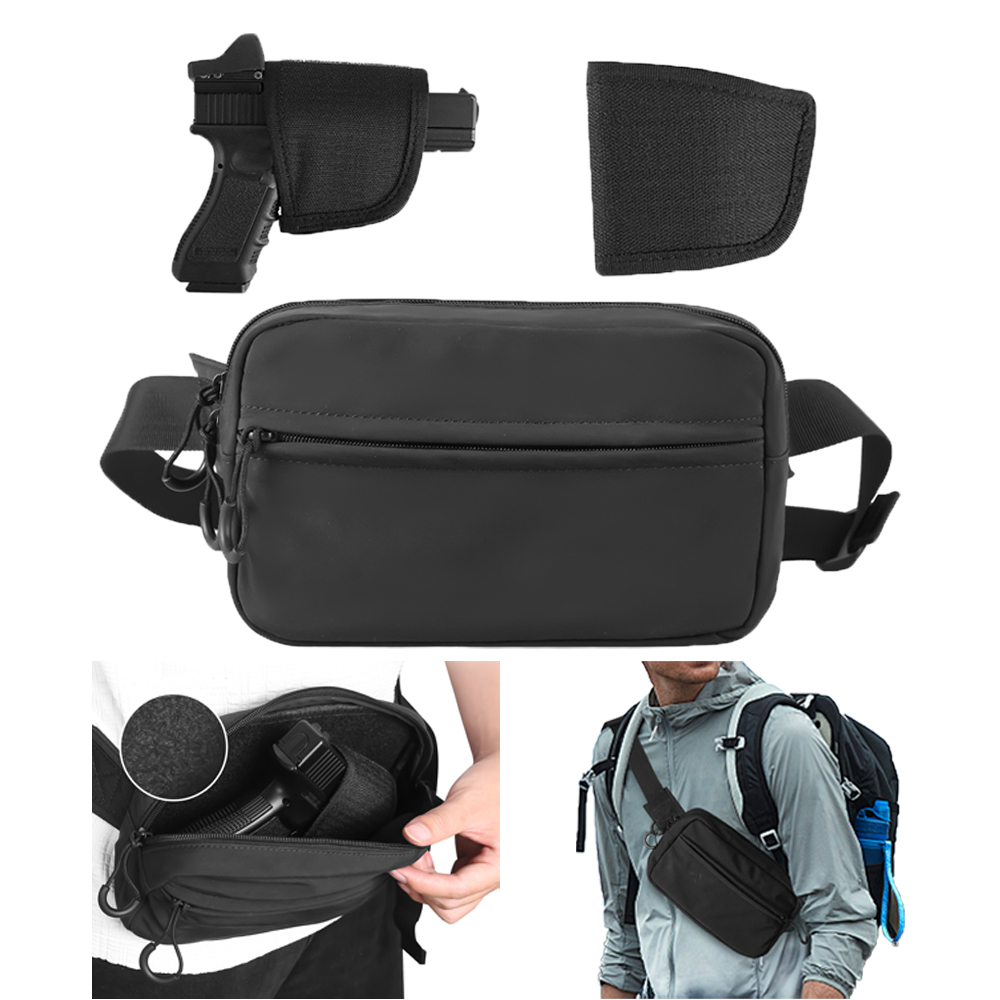 Tactical Crossbody Bag Pistol  - đánh giá và giá Edc Concealed Carry Fanny Pack