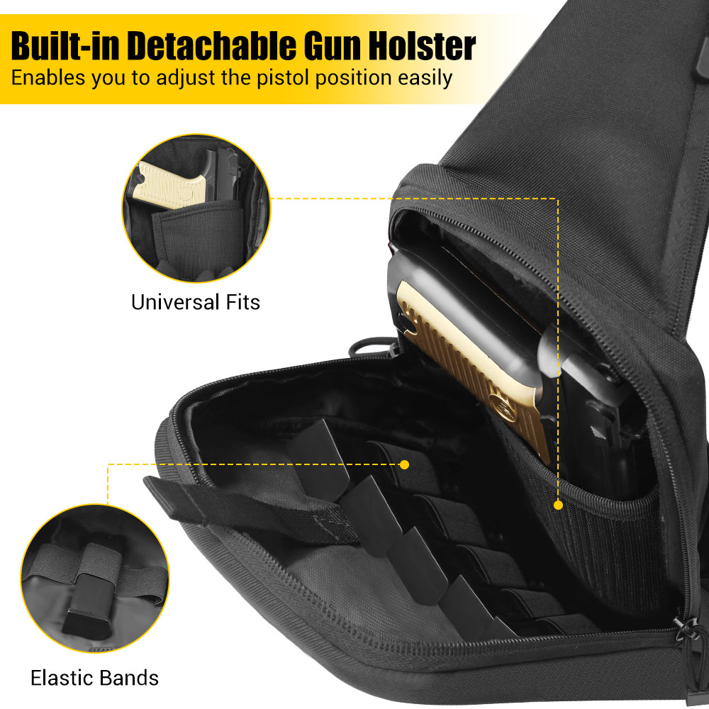 Tactical Pistol Gun Bag Concea - đánh giá và giá Edc Carry Bag For Pistol
