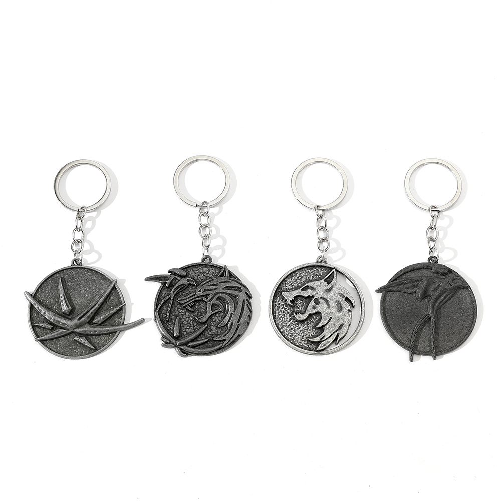 Vintage Wolf Head Keychain Gam - đánh giá và giá Carabiner Keychain