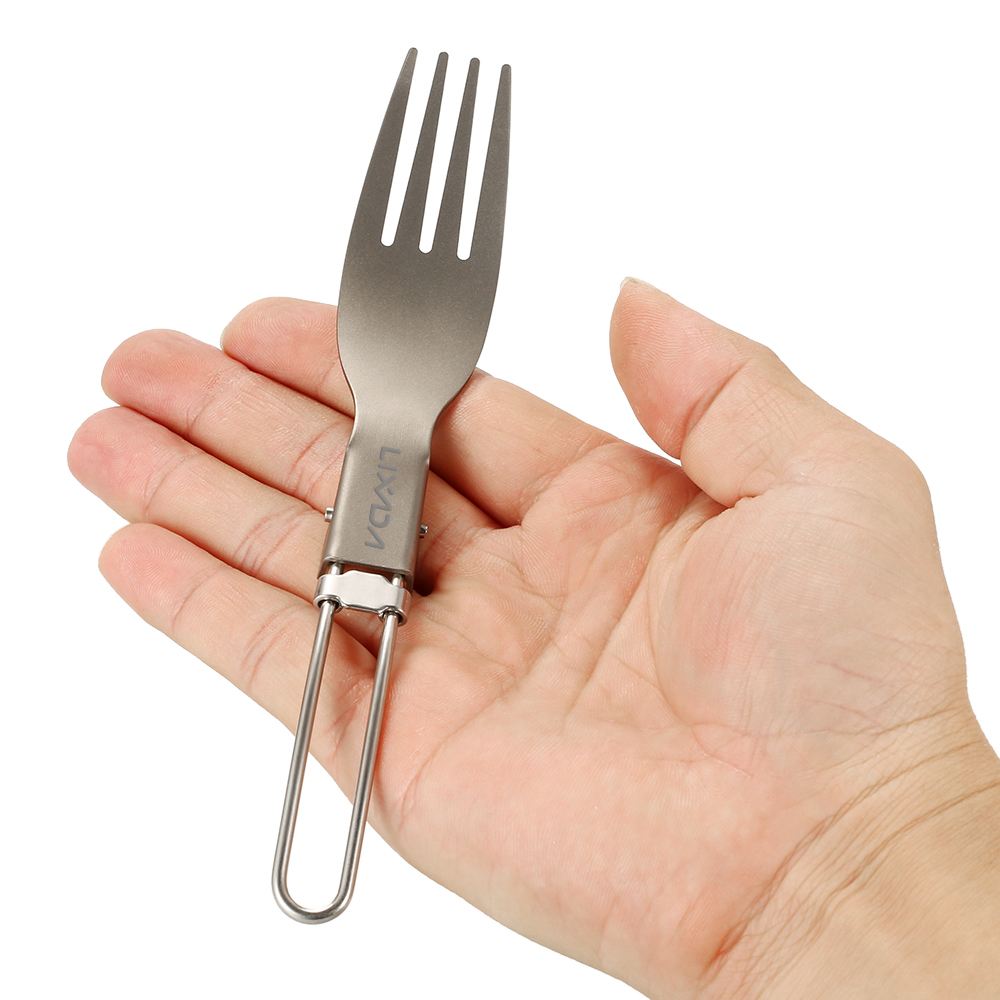Lixada Titanium Folding Fork U - đánh giá và giá Edc Everyday Carry Knives
