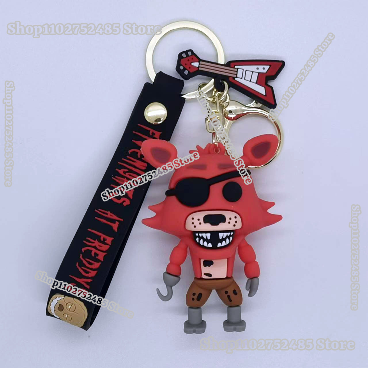 5pcs Cartoon Anime FNAF Figure - đánh giá và giá Carabiner Keychain