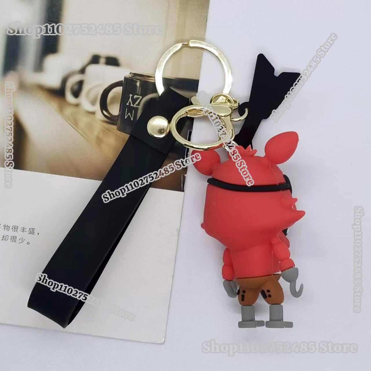 5pcs Cartoon Anime FNAF Figure - đánh giá và giá Carabiner Keychain