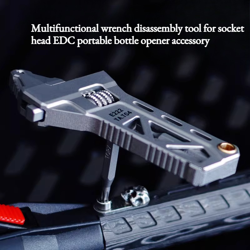 TC4 All-titanium Alloy Wrench  - đánh giá và giá Edc Carry All