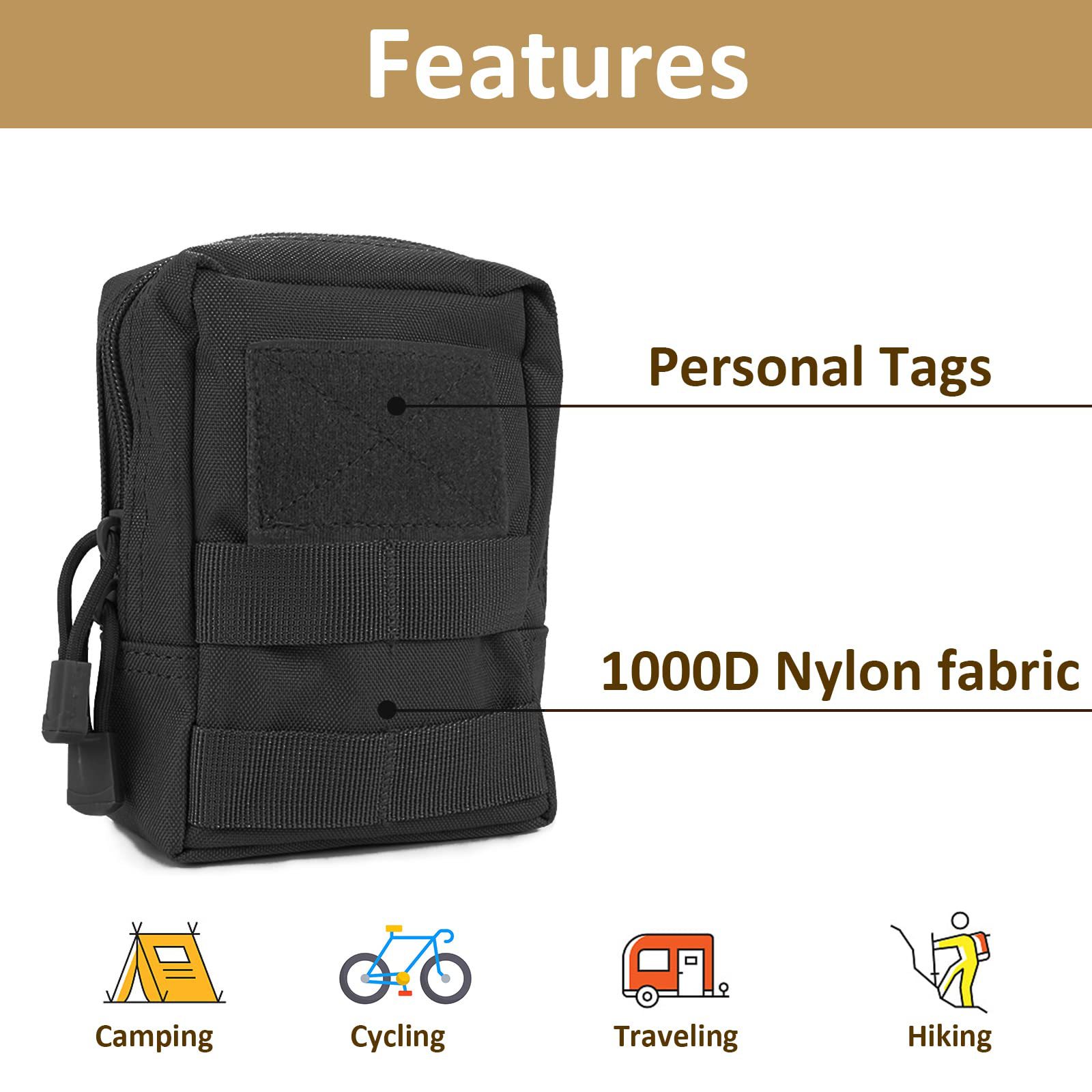 Tactical Molle Medical Accesso - đánh giá và giá Edc Carry Accessories