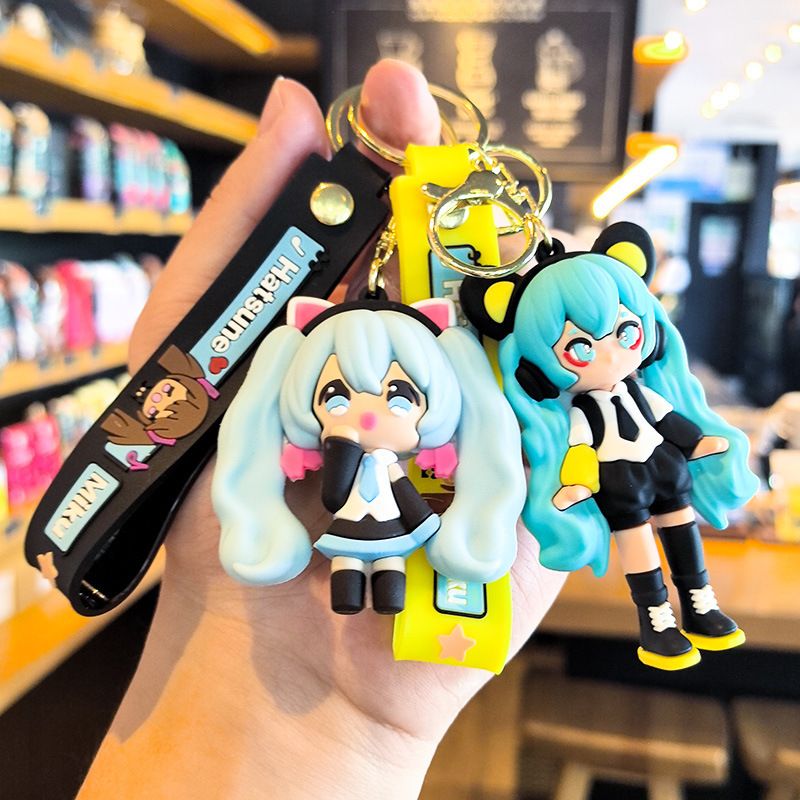 Hatsune Miku Keychain Cartoon  - đánh giá và giá Carabiner Keychain