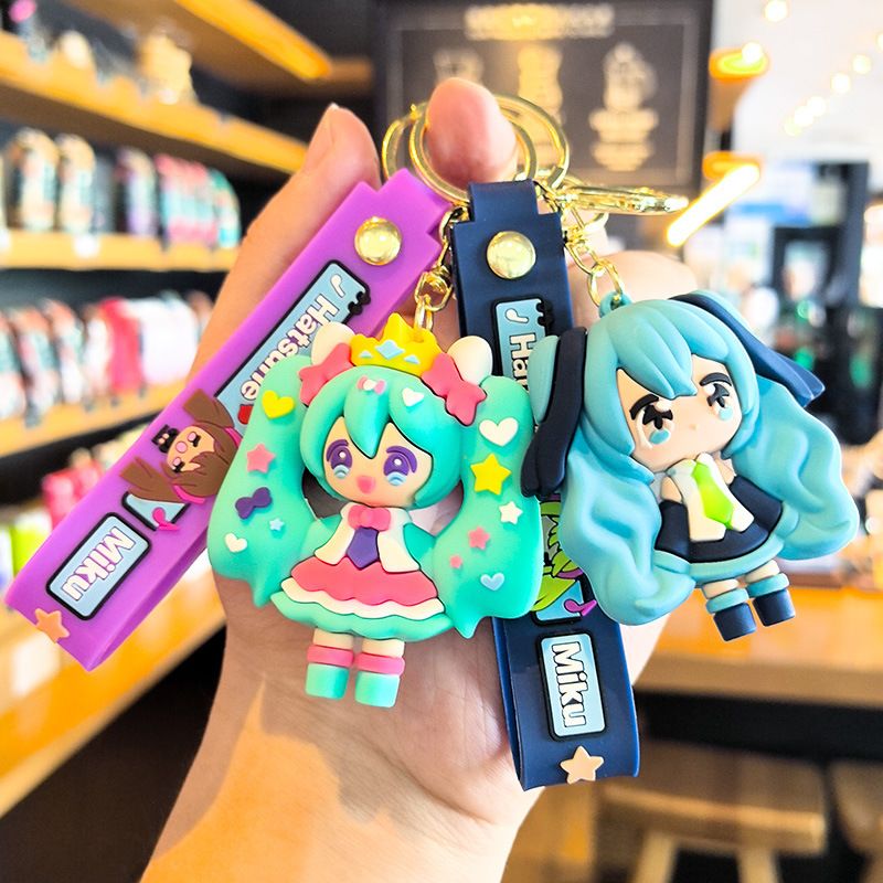 Hatsune Miku Keychain Cartoon  - đánh giá và giá Carabiner Keychain