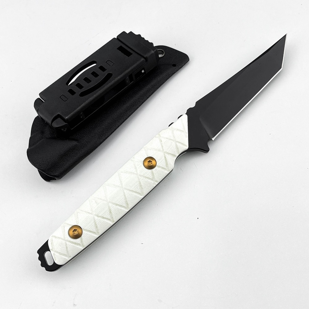 New Fixed Blade Knife White G1 - đánh giá và giá Edc Carry Fixed Blade