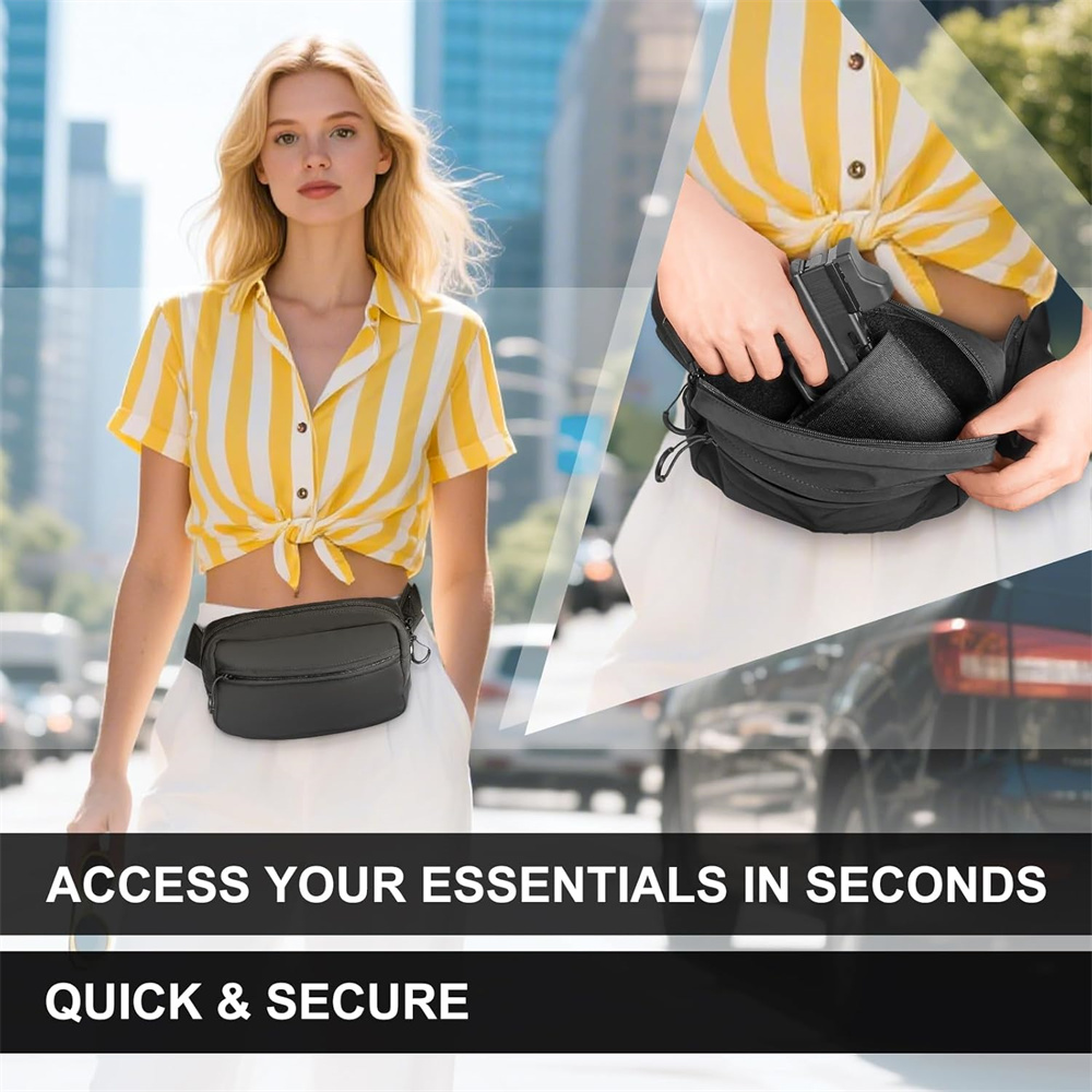 Concealed Carry Gun Bag Pistol - đánh giá và giá Edc Concealed Carry Fanny Pack