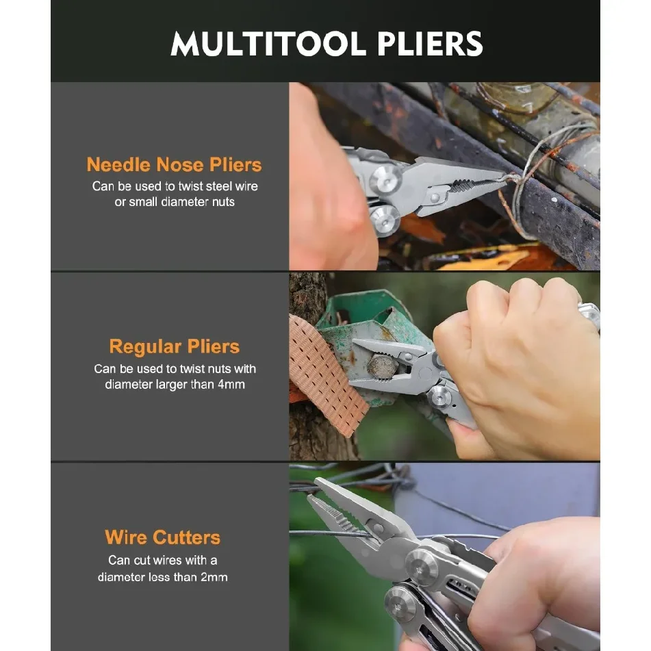 Outdoor Folding Pliers EDC Mul - đánh giá và giá Edc Carry Pliers