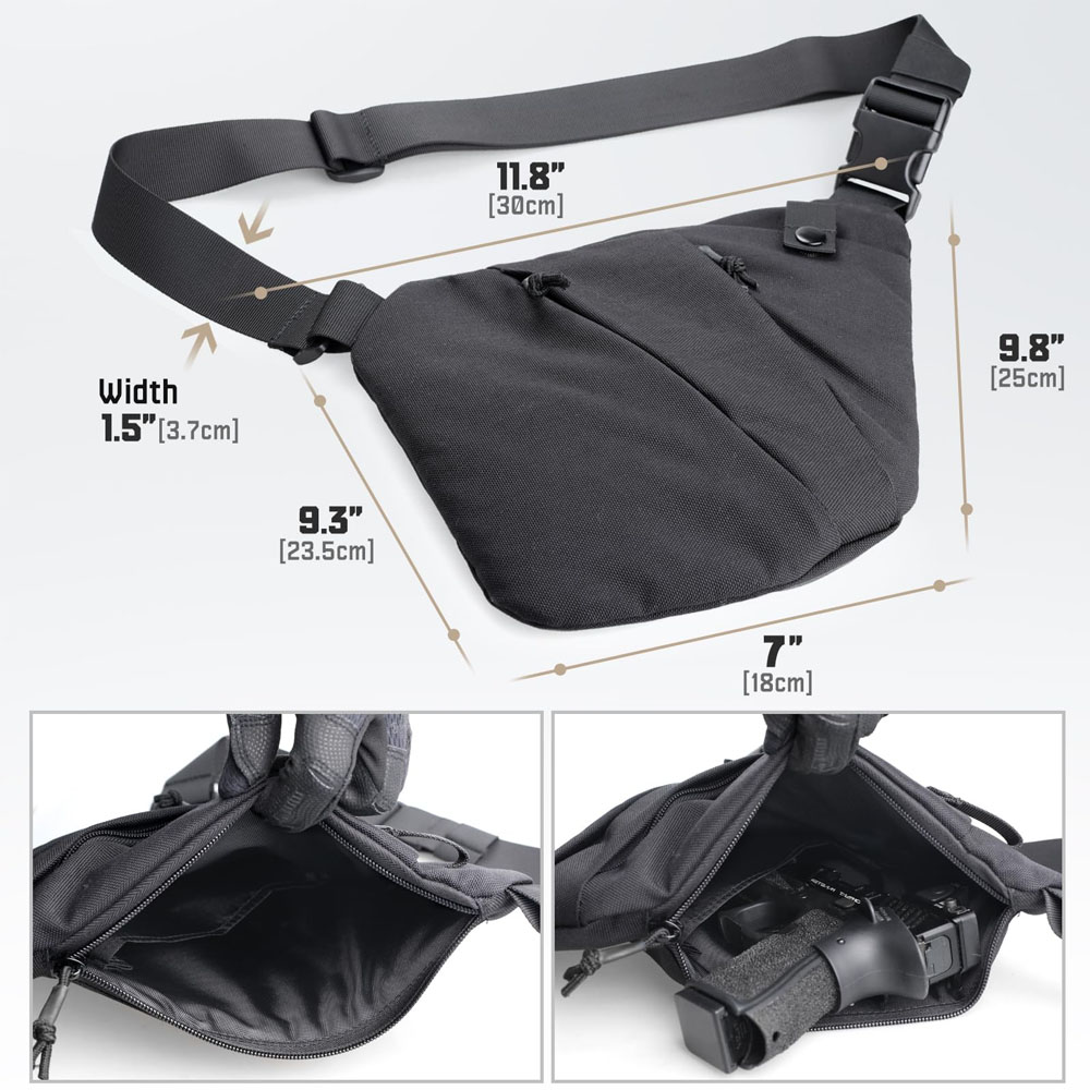 Tactical Concealed Gun Carry B - đánh giá và giá Edc Carry Bag For Pistol
