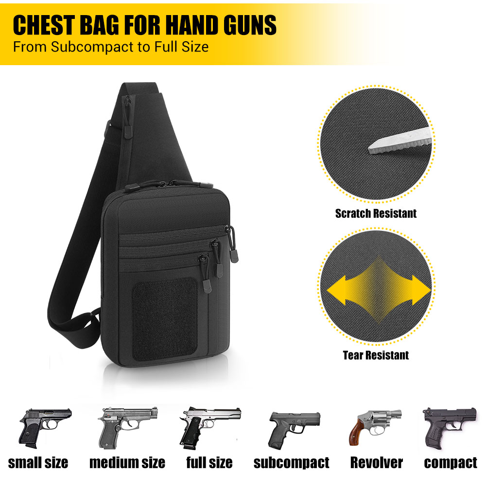 Tactical Pistol Gun Bag Concea - đánh giá và giá Edc Carry Bag For Pistol