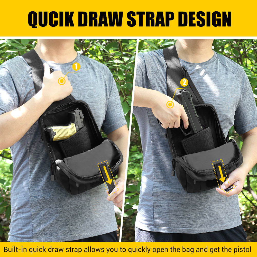Tactical Pistol Gun Bag Concea - đánh giá và giá Edc Carry Bag For Pistol