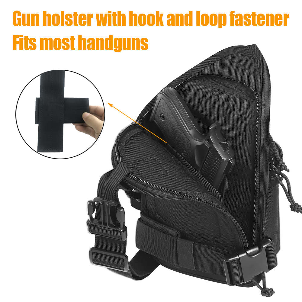 Concealed Carry Bag Tactical C - đánh giá và giá Edc Concealed Carry Sling Bag