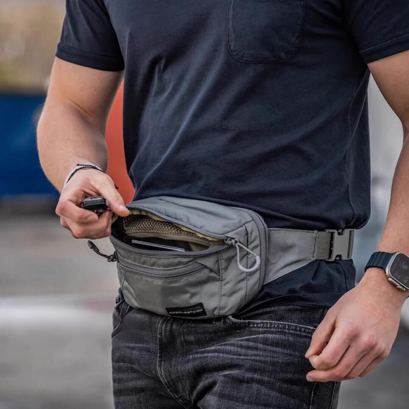 Mens Belt Bag with Adjustable  - đánh giá và giá Edc Concealed Carry Fanny Pack