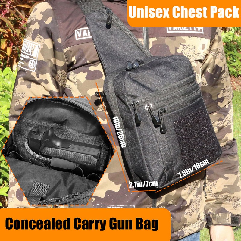 New Tactical Chest Bag Pistol  - đánh giá và giá Edc Carry Bag For Pistol