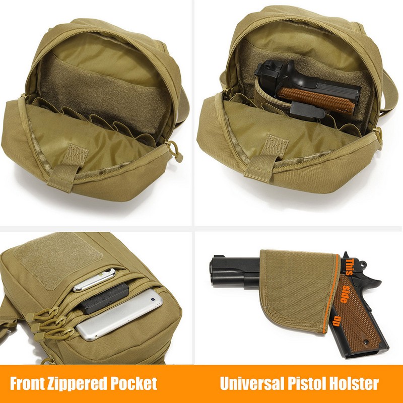 New Tactical Chest Bag Pistol  - đánh giá và giá Edc Carry Bag For Pistol