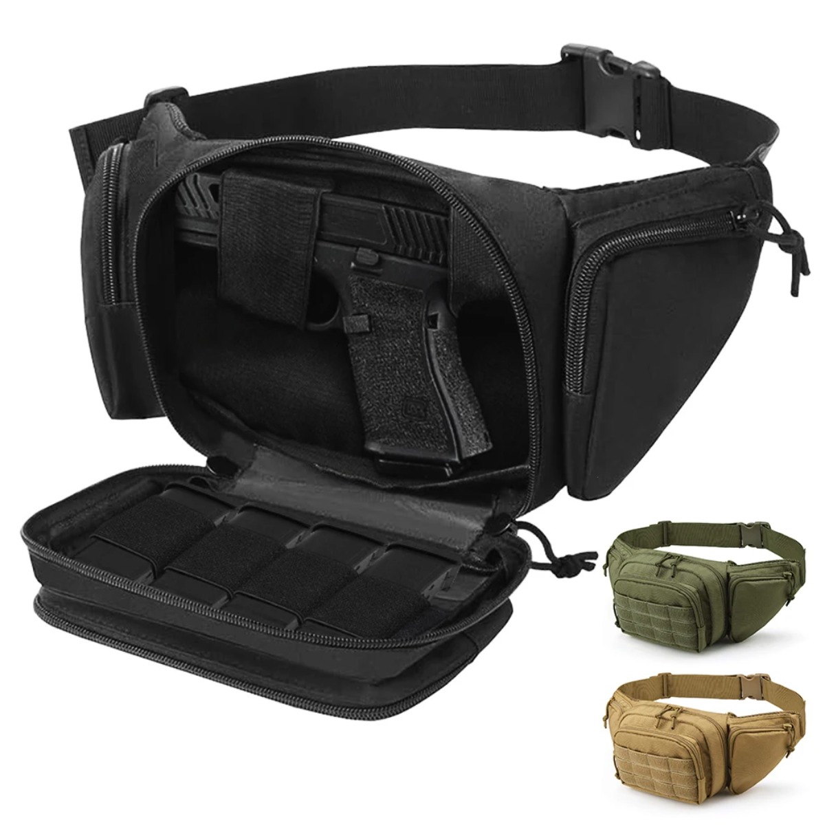 MOLLE Tactical Concealed Carry - đánh giá và giá Edc Concealed Carry Fanny Pack