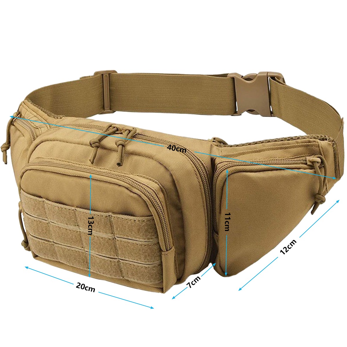 MOLLE Tactical Concealed Carry - đánh giá và giá Edc Concealed Carry Fanny Pack