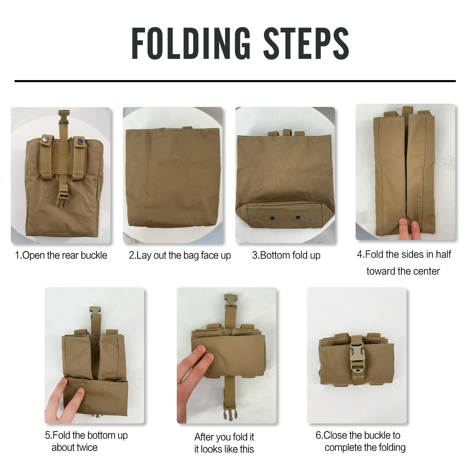 New Molle Folding Dump Drop Ma - đánh giá và giá Edc Carry Pocket
