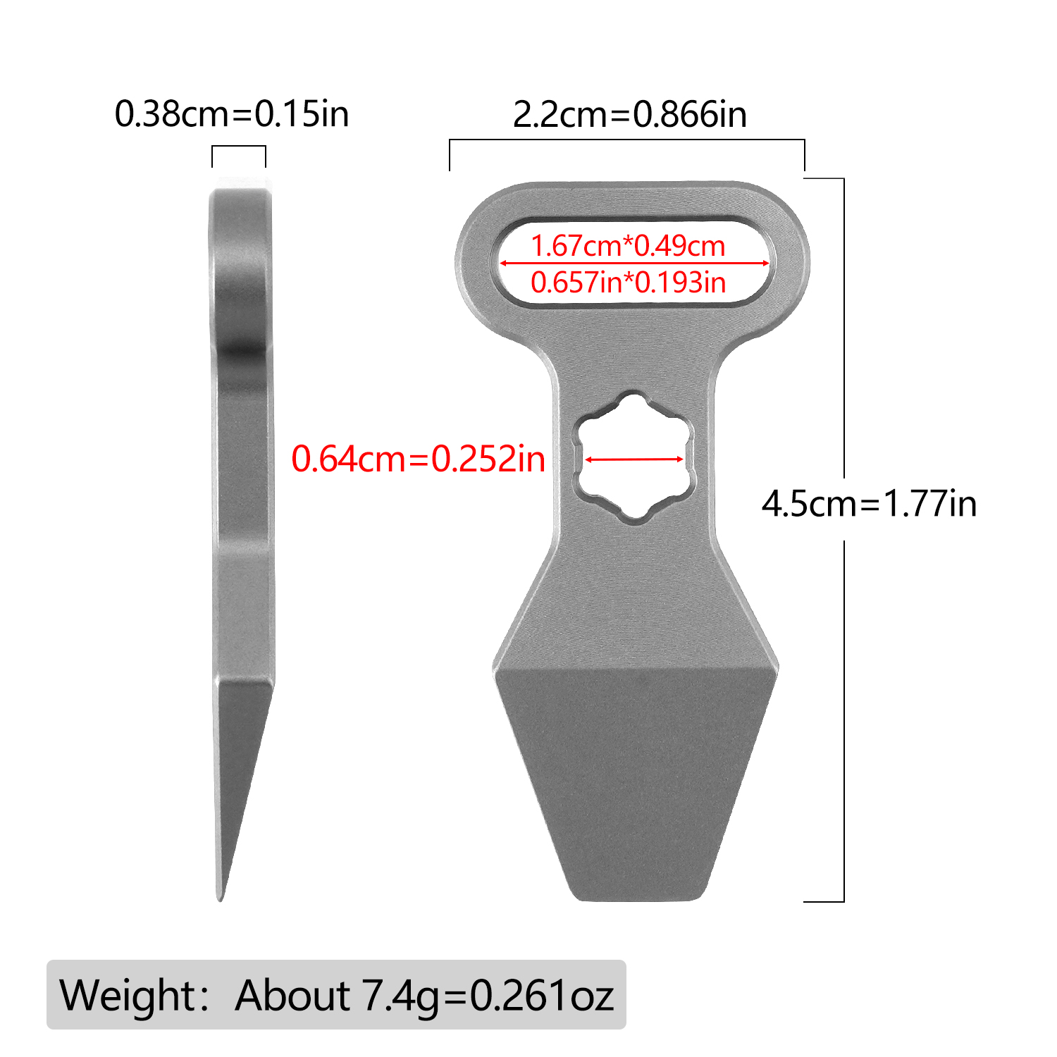 TC4 Titanium Alloy Keychain Pe - đánh giá và giá Edc Carry Accessories