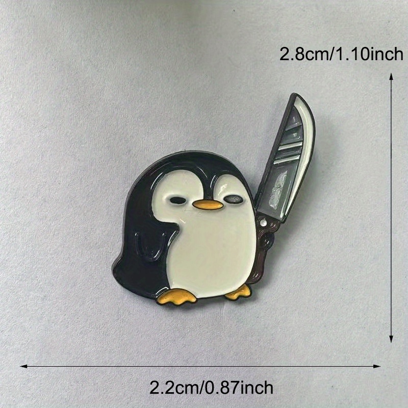 Funny Penguin Holding Big Knif - đánh giá và giá Edc Everyday Carry Knives