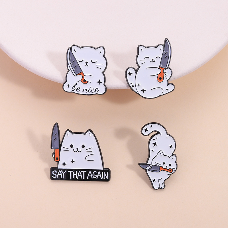 Cute Cartoon White Cat Small K - đánh giá và giá Edc Everyday Carry Knives