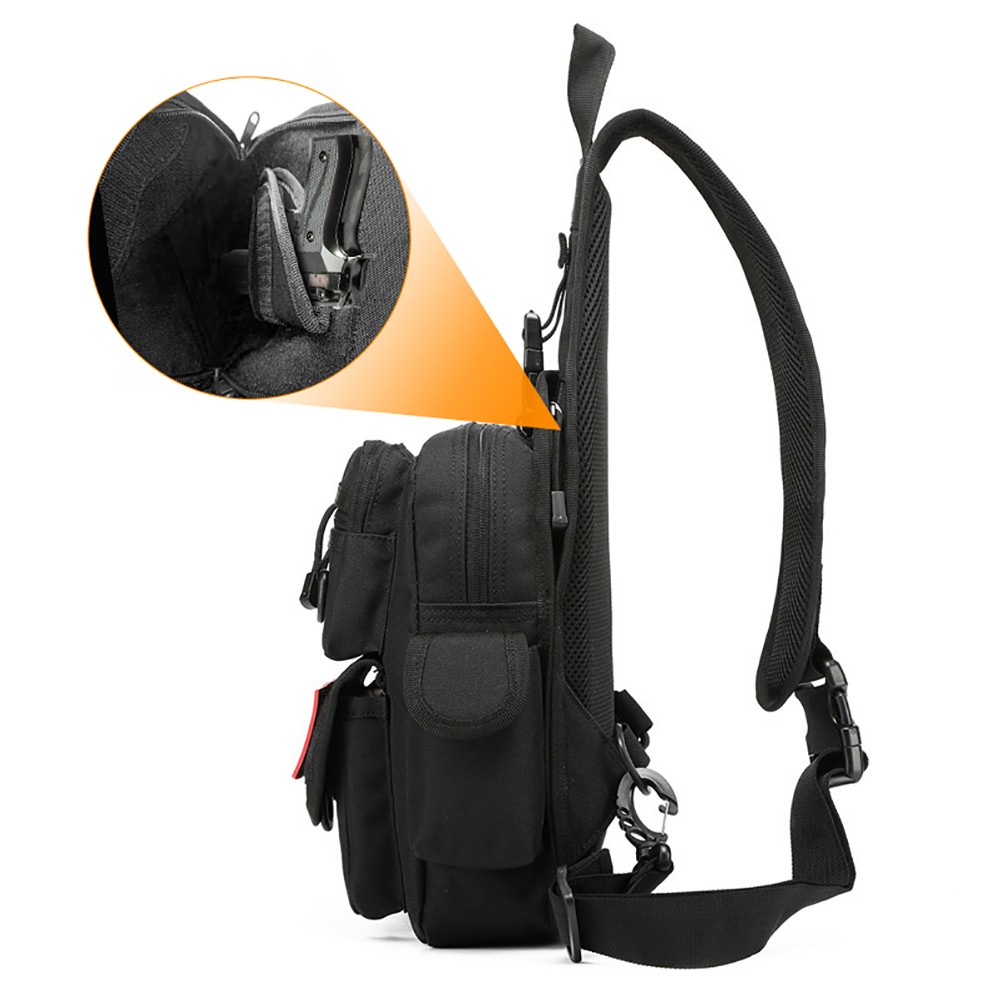 Tactical Gun Storage Bag Cross - đánh giá và giá Edc Concealed Carry Sling Bag