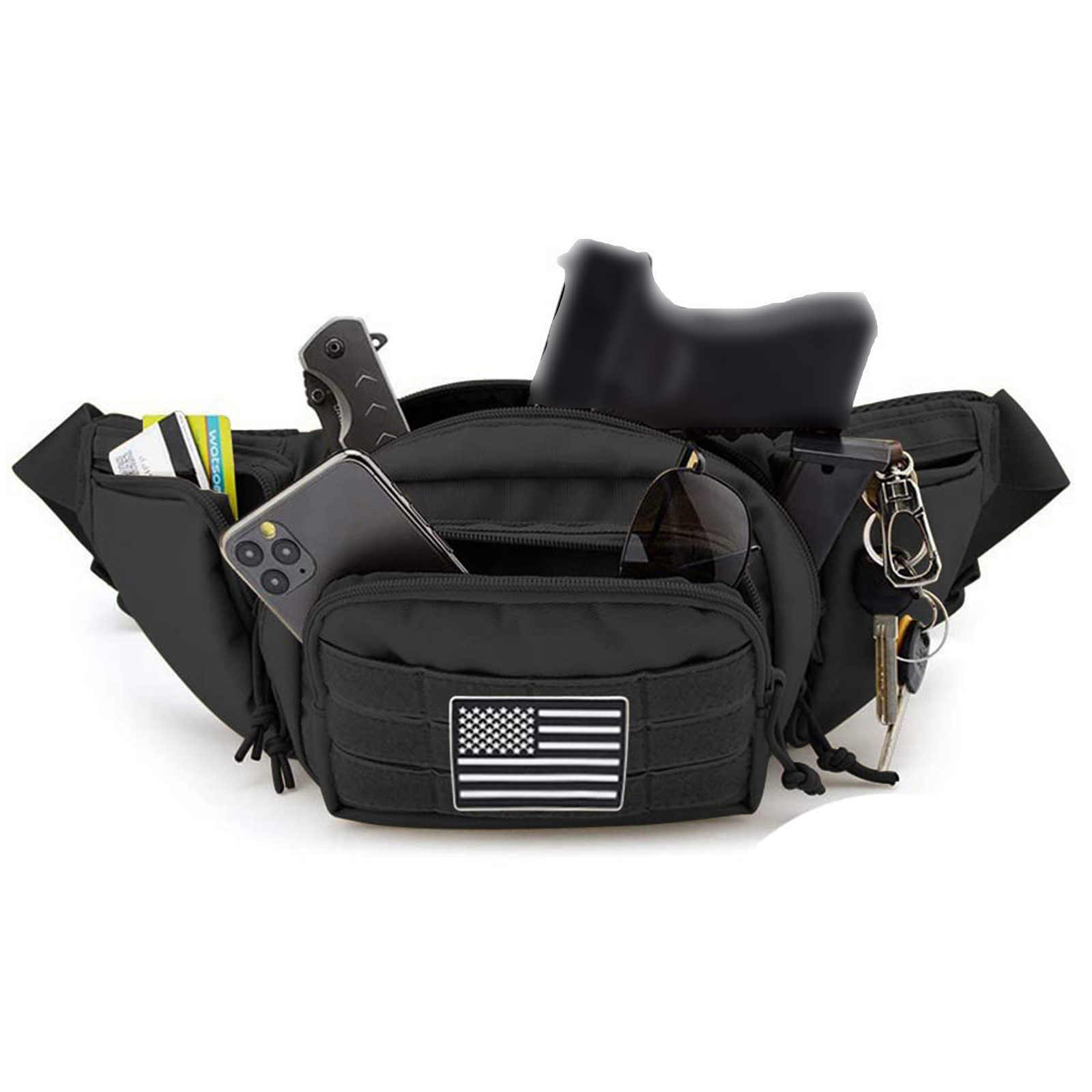 Tactical Fanny Pack Gun Holste - đánh giá và giá Edc Carry Bag For Pistol