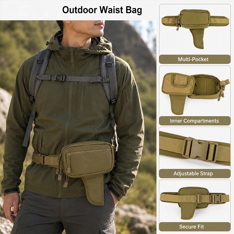 Multifunctional Waist Bag Nylo - đánh giá và giá Edc Concealed Carry Fanny Pack