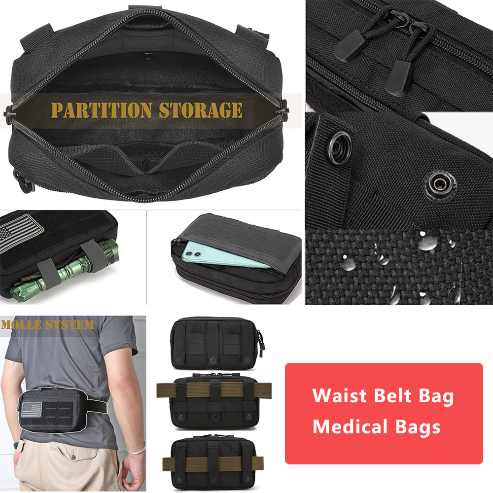 MOLLE Tactical EDC Waist Pouch - đánh giá và giá Edc Carry Accessories